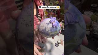 Decoupage Floral Ornaments  Unexpected Spring Decor DIY [upl. by Wolk974]