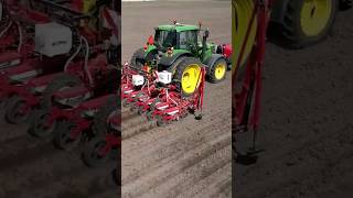 John Deere 6120M tractor Drilling Sugarbeet FlyingPixelsPhotography [upl. by Vigen881]