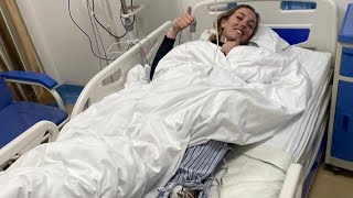 WATCH – US skier Nina O’Brien faces horrible crash at Beijing Olympics [upl. by Alrick]