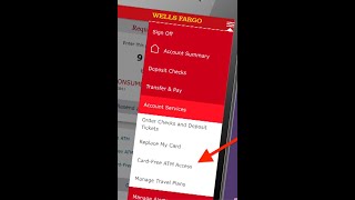 How to get an ATM access code for Wells Fargo [upl. by Wil]