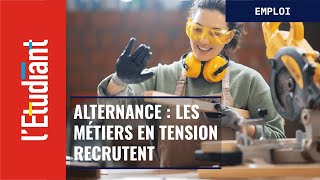 Les métiers en tension recrutent des jeunes en alternance [upl. by Groh]