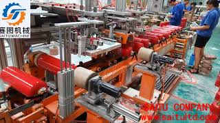 Full automatic fire extinguisher leak test screen printing and packing line [upl. by Gaye871]