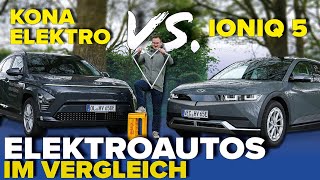 Hyundai IONIQ 5 vs KONA Elektro 🚗 – Der große ElektroautoVergleich [upl. by Flanigan]