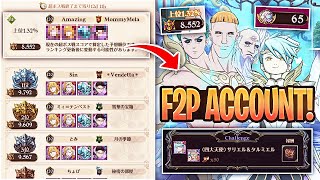 COMING TO GLOBAL F2P ACCOUNT FINAL BOSS SARIEL amp TARMIEL CHALLENGE DIFFICULTY 7DS Grand Cross [upl. by Araet310]