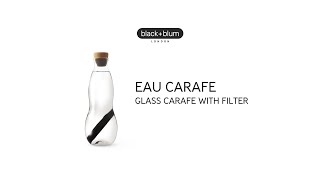 EAU CARAFE  WITH ACTIVE CHARCOAL FILTER [upl. by Swainson]