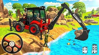 JCB 3DX BACKHOE LOADER AND TRACTOR DRIVING LIVE STREAM [upl. by Nazario863]