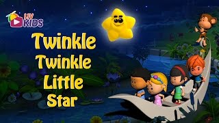 Twinkle Twinkle Little Star with Lyrics  LIV Kids Nursery Rhymes and Songs  HD [upl. by Wallinga]