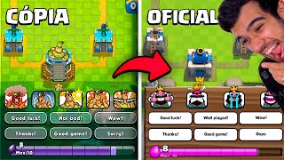 AS MAIORES CÓPIAS DE CLASH ROYALE DE TODOS OS TEMPOS 😂 [upl. by Ecydnak]