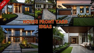 modern house front yard ideas [upl. by Atnoid]