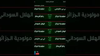 جدول مباريات مولودية الجزائر في دوري ابطال إفريقيا 💚❤️🔥 mouloudia football مولوديةالجزائر [upl. by Nitsirhc]