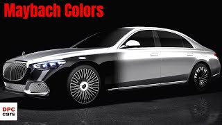 2021 Mercedes Maybach S Class Two Tone and Colors [upl. by Aerdnac]