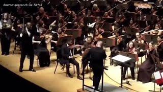 Conductor gets pranked on his birthday by orchestra [upl. by Daukas54]