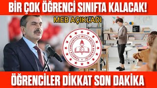 Bir çok öğrenci SINIFTA KALACAK öğrenciler dikkat Devamsızlıktan kalma olacak [upl. by Aufmann]