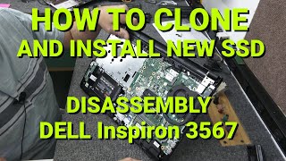 How To Clone amp Install NEW SSD In Dell Inspiron Laptop [upl. by Zetrom]