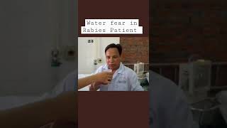 Hydrophobia in rabies patient fear boy patient water tips viral best defect [upl. by Edlitam]