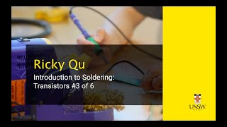 An Introduction to Soldering Transistors 3 [upl. by Snapp]