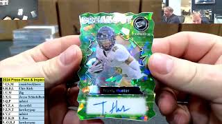 2024 Press Pass NFL Case amp Impeccable Soccer block Break Jayden Daniels Gold Auto Monster Rip 1 [upl. by Zipnick]