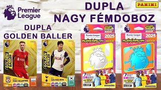 Dupla nagy fémdoboz bontás⎥Panini Premier League 2425 Adrenalyn XL [upl. by Anaujik]