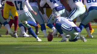 Jartavius Martin ERASES the Cowboys field goal attempt [upl. by Kacie]