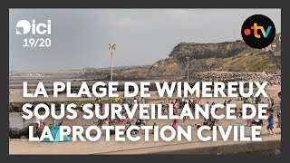 La protection civile sécurise la plage de Wimereux durant lété cest une première en France [upl. by Yelra]