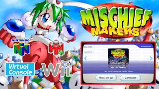 Mischief Makers WAD VC N64 Not64 SE SRL Wii [upl. by Ynohtnaleahcim377]