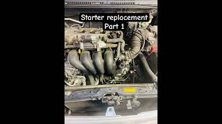 2004 Toyota Corolla starter replacement starter [upl. by Lonergan472]