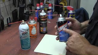 Spray lube comparison [upl. by Stafford300]