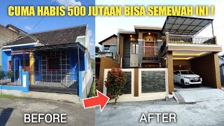 PROSES RENOVASI RUMAH MEWAH MINIMALIS BUDGET 500 JUTAAN  how to build a beautiful house [upl. by Dewitt]