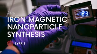 Iron Magnetic Nanoparticle Synthesis  Flow Chemistry by Syrris [upl. by Nahgam]