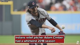 Adam Cimber recounts having to reschedule wedding to make playoff appearance with Indians [upl. by Mitzie863]