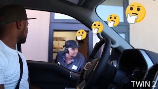 Twin Prank  Double at the DriveThru [upl. by Adirahs]