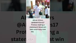 AB DE VILLERS ON SOUTH AFRICA [upl. by Bryon]