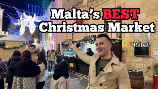 This is THE BEST Christmas Market in Malta [upl. by Onailimixam]