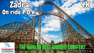 ZADRA 4K on ride POV WOW The worlds best rollercoaster energylandia poland zadra [upl. by Phelia241]