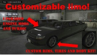 GTA 5HOW TO CUSTOMIZE A LIMO [upl. by Nadaha]