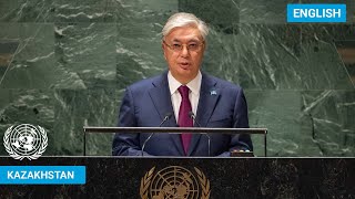 🇰🇿 Kazakhstan  President Addresses United Nations General Debate 78th Session  UNGA [upl. by Uon]