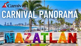 CARNIVAL PANORAMA MAZATLÁN CITY TOUR [upl. by Martelli]