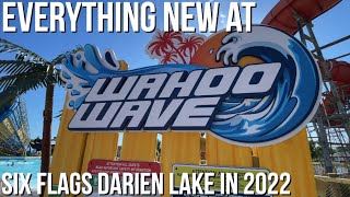 Everything NEW at Six Flags Darien Lake In 2022 [upl. by Aihsyak]