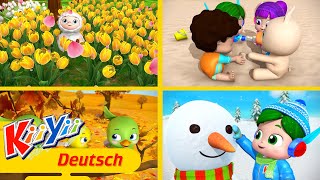 Die Vier Jahreszeiten  Kii Yii Deutsch  Kinderlieder und Cartoons [upl. by Sybley608]