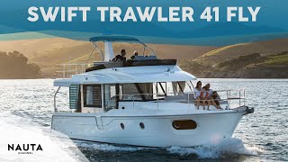 Beneteau  Swift Trawler 41 FLY  yacht tour esterni e cabine [upl. by Otreblanauj]