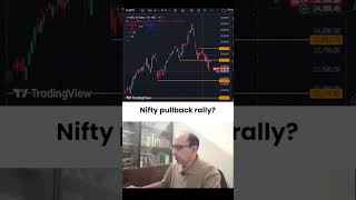 Nifty pullback rally Nifty50 SwingTrading techicalanalysis livestockanalysis chartanalysis [upl. by Ellivnarg]