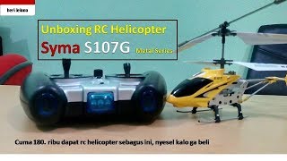 Syma S107G RC Helicopter Unboxing [upl. by Krahling880]