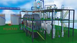 Solvent Extraction Plant soybean oil processing [upl. by Eylhsa]