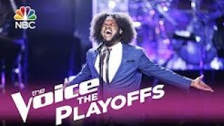 The Voice 2017 Davon Fleming  The Playoffs quotI Am Changingquot lyrics [upl. by Nohsyar]