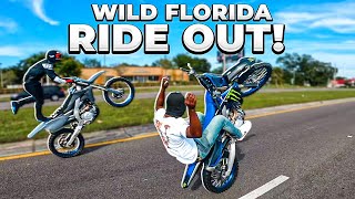 THE MOST WILD FLORIDA RIDEOUT EVER   BRAAP VLOGS [upl. by Clareta541]