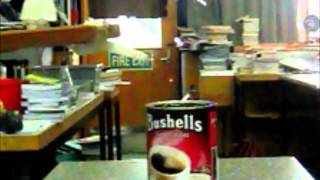 Hydrogen Explosion in coffee tin [upl. by Grover]