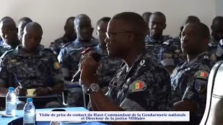 Visite des différentes unités de la Gendarmerie par le Général de division Martin Faye [upl. by Goodson494]