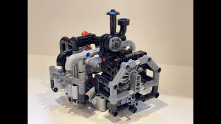 Smallest Citroen 2CV Lego Technic Engine with Working Valve System [upl. by Urson]