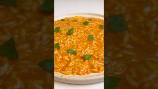 RISOTTO ALLA PIZZAIOLA✨pomodoro mozzarella ricetteveloci ricettefacili cookingvideo shorts [upl. by Adey]