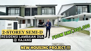 RM1300000 ONWARDS  2STOREY SEMID RESIDENSI LAMBAIAN DUA  KAJANG  NEW PROJECT  FREEHOLD [upl. by Roze]